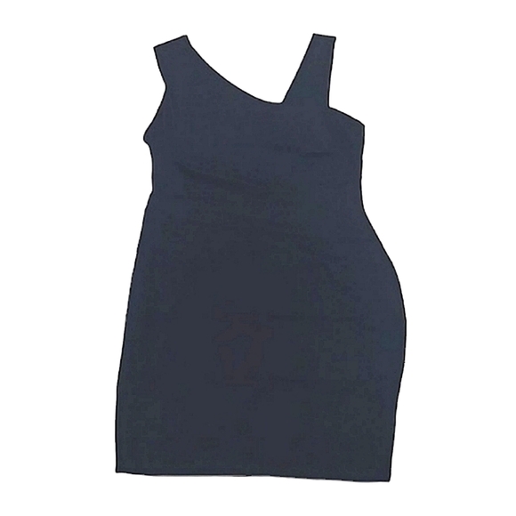 Fashion to Figure Bodycon Little Black Bandage Dress Knee Length Body Wrap NWT - Picture 1 of 17